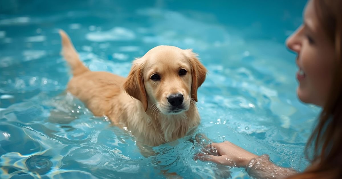 Dog Like to Swim