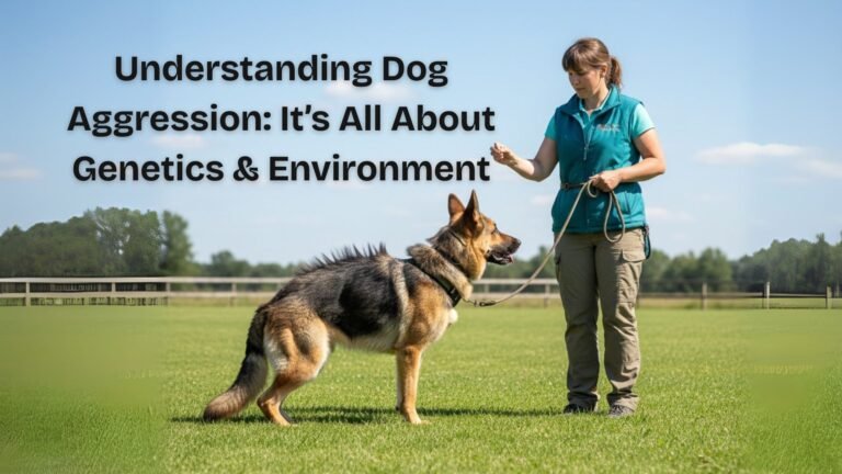 women training dog
